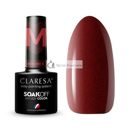 Kiss Me! UV lak na nechty 5ml Claresa - balenie 5 kusov