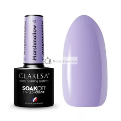 Claresa Marshmallow UV lak na nechty, 5 ml - balenie 4 ks