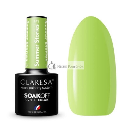 Claresa Letné Príbehy UV Lak na Nechty, 5ml