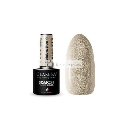 Oslavný UV lak na nechty 5ml Claresa - Balenie 6 ks