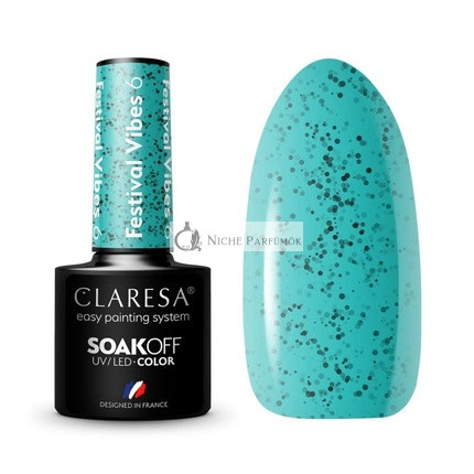 Festival Vibes UV Lak na Nechty 5ml Claresa - Balenie 6 kusov