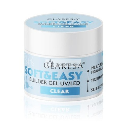 Claresa Soft&Easy Priehľadný Stavebný Gél 45g