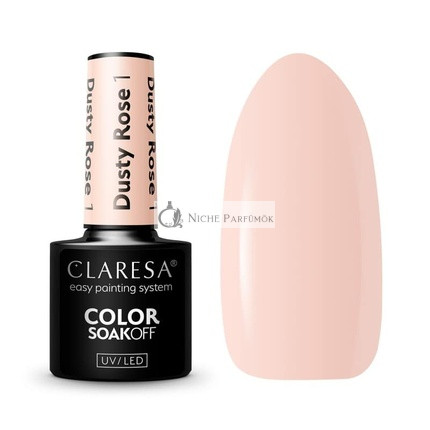 Claresa Prašný Ružový UV Lak na Nechty, 5ml