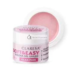 Claresa Builder Gel Soft & Easy Glam Pink, 90g
