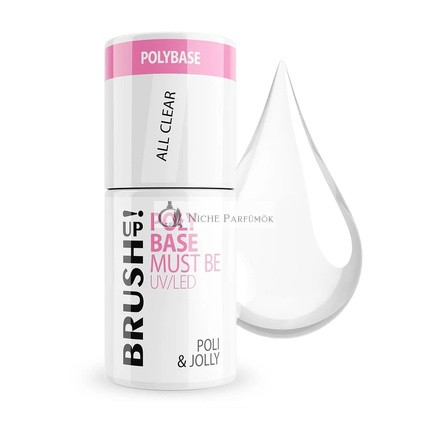 Brushup Poli Základ UV LED Hybridná Makeup Základ Poli Jolly All Clear, 5g