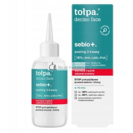 Tolpa 50ml Sebio+ Peelingová maska na tvár s 3 kyselinami