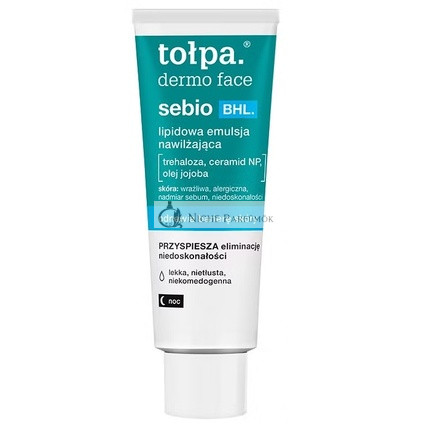 Topa Topadermo Tvárová Sebio Bhl Hydratačná Lipidová Emulzia, 40ml