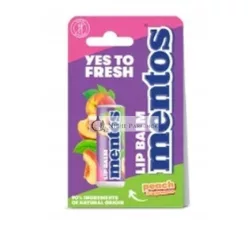   Mentos Broskyňový Balzam na Pery - 44g Prémiová Hydratácia pre Hladké a Jemné Pery