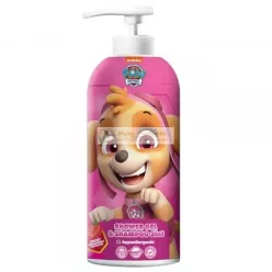 Psi Patrol 2 v 1 umývací gél a šampón, jahoda, 1000ml
