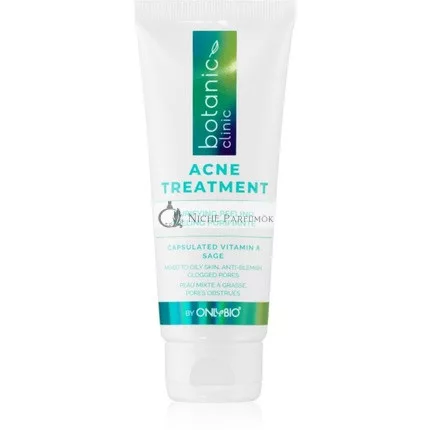 OnlyBio Botanic Clinic Exfoliačný Čistiaci Gél na Akne, 75 ml