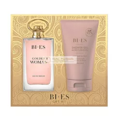   Bi-Es Golden Woman Eau De Parfum Darčeková Sada - 90ml Eau De Parfum & 150ml Sprchový Gél