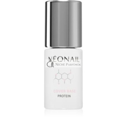 Neonail Cover Base Protein Tmavo Ružový Polopermanentný Lak na Nechty - 7 ml