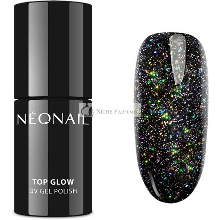 Neonail Top Glow Viacfarebný Holo