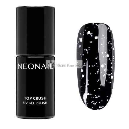 NEONAIL UV Lak na Nechty Top Coat Gel UV Top Crush Biela Lesk 7.2ml