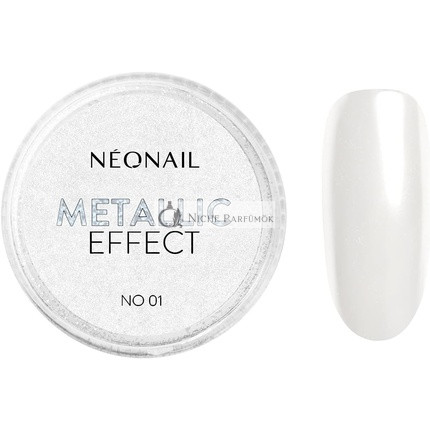 NEONAIL Glitter na nechty Metalický Efekt Prášok 01