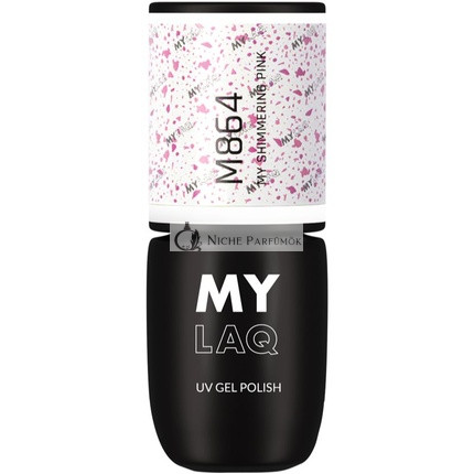 MYLAQ UV Gél Lak - Môj Lesklý Ružový, 5 ml