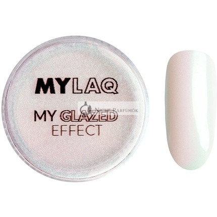 MYLAQ My Glazed Effect prášok na nechty s trblietkami - 1 g