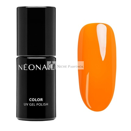 NEONAIL UV Lak na nechty 7,2ml Oranžová Dávka Dôvery Glitter Gél Nechty