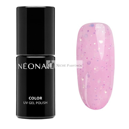 NEONAIL UV Laky na Nechty 7.2ml Pink-Tastic Glitter Gél pre Dizajn Nechtov Shellac