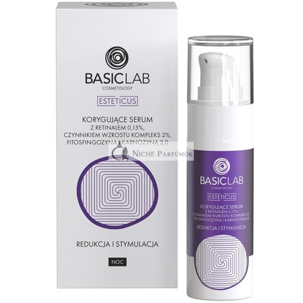 BasicLab Opravačné Pleťové Sérum s Retinolom 30ml - Pre Ženy