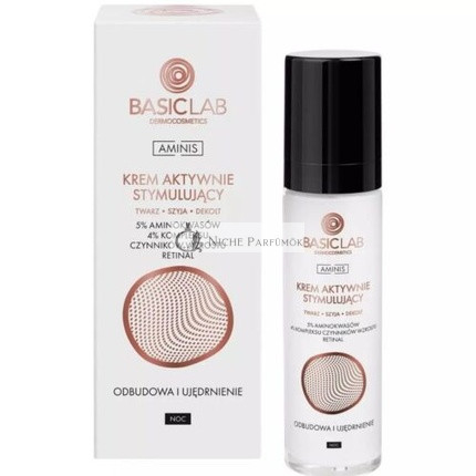 Aminis Nočný Krém Aktívne Stimulačné Obnovovanie a Spevnenie, 50ml