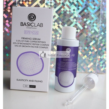 BasicLab Firmovací Sérum s 0,5% Čistými Medenými Peptidmi