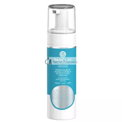Mikroskopická hydratačná čistiaca pena pre suchú a citlivú pokožku, 150ml