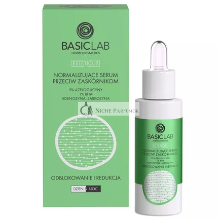 Esteticus Normalizujúce Sérum Proti Čiernym Bodkám S 5% Azeloglycínom A 1% BHA, 30ml