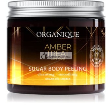 Organique Jantárový Exfoliačný Cukrový Peeling, 200ml