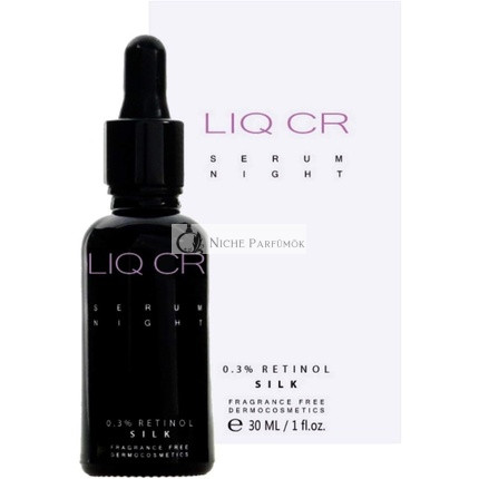 LIQ CR Sérum na noc 0.3% Retinol SILK proti starnutiu a vráskam, 30ml