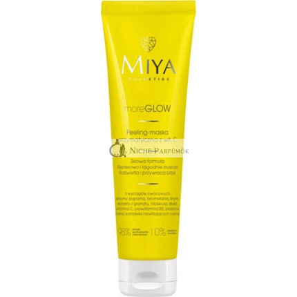 Miya More Glow 98% Prírodný Enzymatický Peelingový Maska s Vitamínom C, 60ml