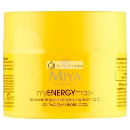 Miya Cosmetics myENERGYmask Rozjasňujúca Maska s Vitamínom C 50ml