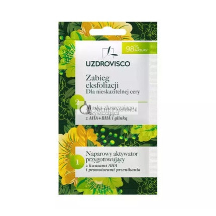 UZDROVISCO PEELINGOVÁ KÚRA PRE BEZCHYBNÚ PLEŤ 8ML