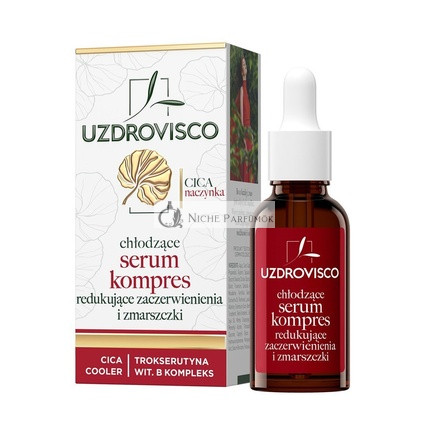 Uzdrovisco Chladiaci Sérum Kompres na Červenanie a Vrasy, 30ml