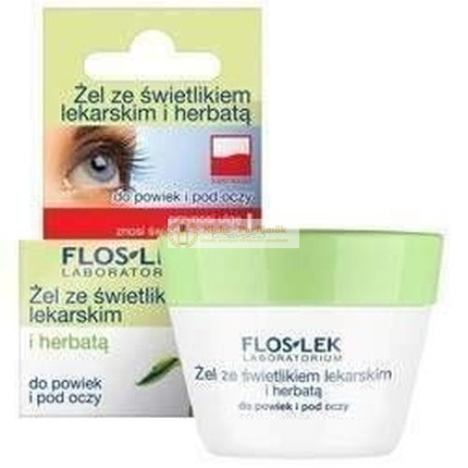 Floslek Očný Gél s Čučoriedkou a Čajom, 10g