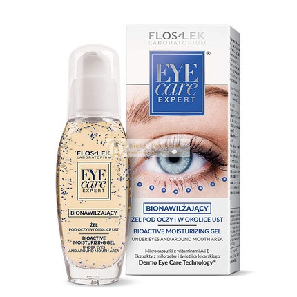 FLOSLEK Bio Hydratačný gél na očné vačky a oblasť úst, 30ml