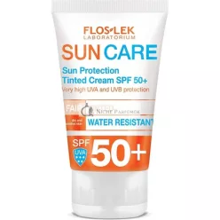   FlosLek Tónovaný Pleťový Krém SPF 50+, Znižuje Viditeľnosť Kožných Nedokonalostí, 50ml