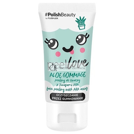 Floslek PEELLOVE Aloe Gommage Peeling s AHA a Mandlovou Kyselinou