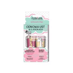   Floslek Vege Starostlivosť o pery Lip Renewal Set v 2 krokoch Cukrový peeling, 100ml