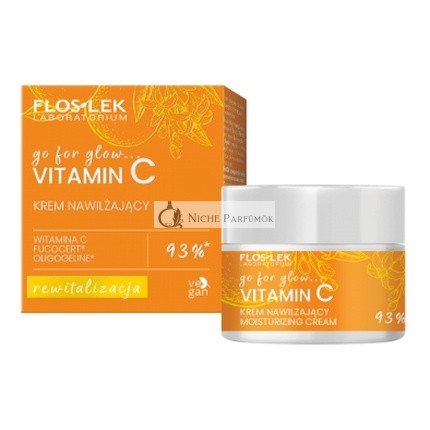 Floslek Laboratorium Go For Glow Vitamín C Hydratačný Krém na Deň a Noc, 50 ml