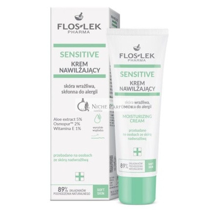 Floslek Citlivý Hydratačný Krém na Tvár, 50ml