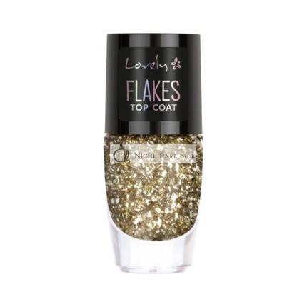 Flakes Top Coat Lak na Nechty 8ml Lovely, 2ks