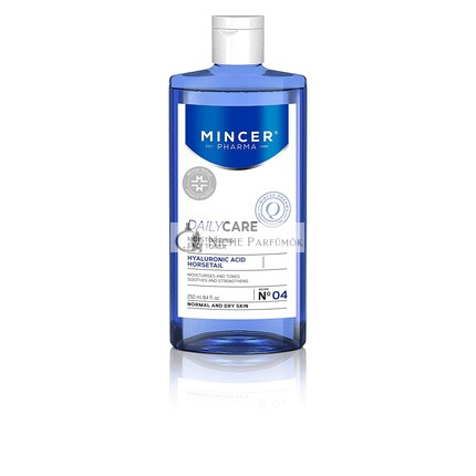 Mincer Pharma Denná Starostlivosť Hydratačný a Upokojujúci Tonik na Normálnu a Suchú Pokožku s Arnica, Shea Maslom, Sladkým Drevom, Aloe Vera, Prvosienkou a Kyselinou Hyalurónovou 250ml