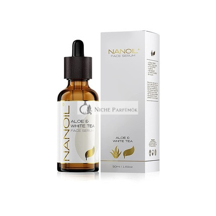 Nanoil Aloe & White Tea Face Serum rozjasňujúce sérum s hydratačným účinkom 50 ml