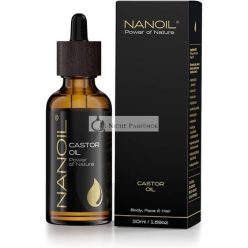 Nanoil Castor Oil olej pre všetky typy vlasov 50 ml
