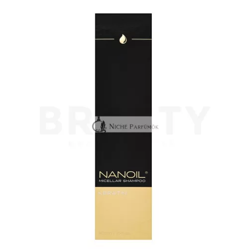 Nanoil Micellar Shampoo Keratin čistiaci šampón pre poškodené vlasy 300 ml