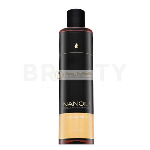 Nanoil Micellar Shampoo Liquid Silk čistiaci šampón pre hebkosť a lesk vlasov 300 ml
