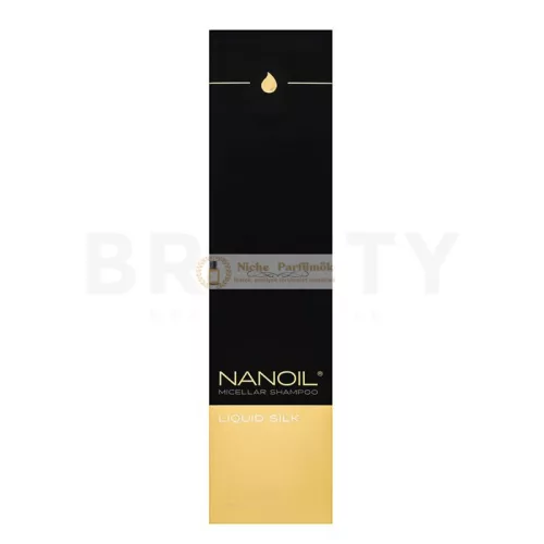 Nanoil Micellar Shampoo Liquid Silk čistiaci šampón pre hebkosť a lesk vlasov 300 ml