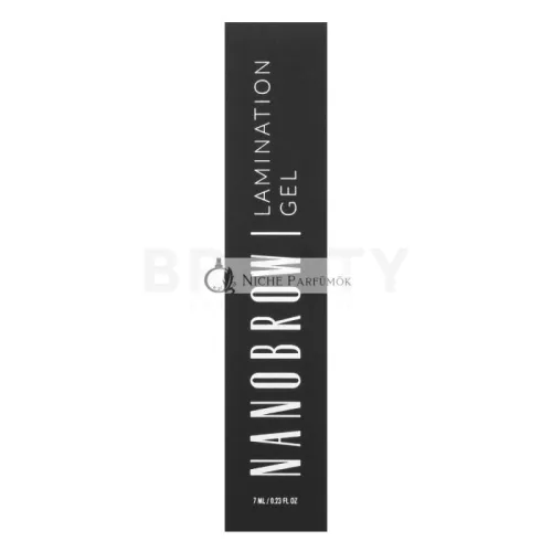 Nanobrow Lamination Gel gél na obočie Black 7 ml