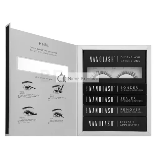 Nanolash DIY Eyelash Extensions Starter Kit sada na domáce predĺženie rias Charm